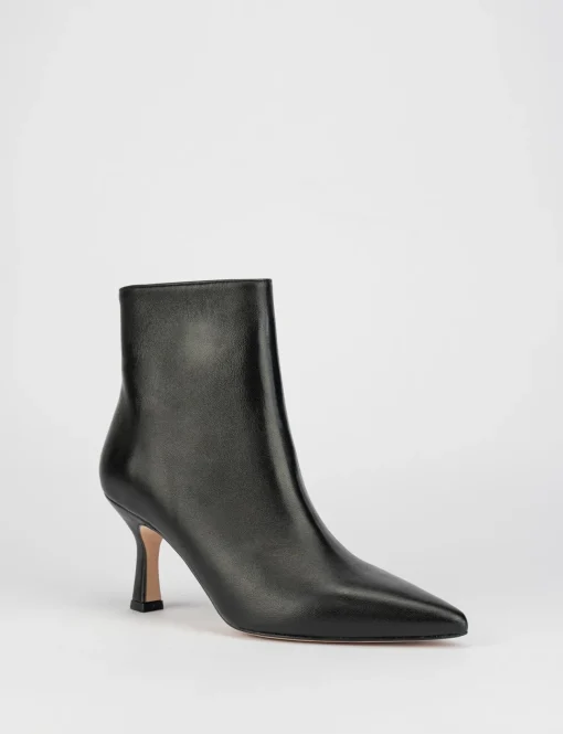 Stivale tronchetto tacco 7 cm nero
