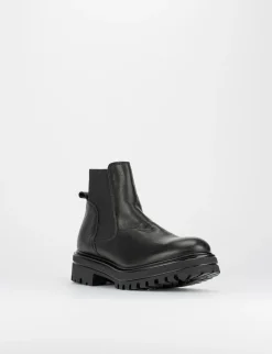 Stivale tronchetto tacco 3 cm nero