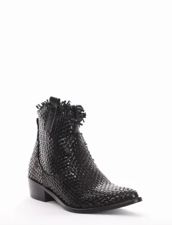 Stivale tronchetto tacco 3 cm nero