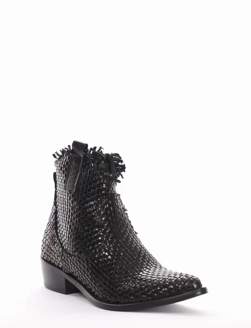 Stivale tronchetto tacco 3 cm nero