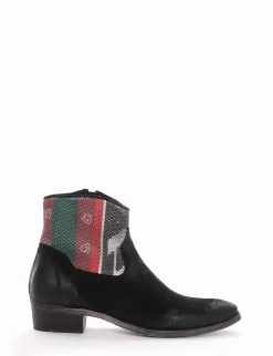 Stivale tronchetto tacco 3 cm nero