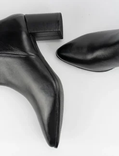 Stivale tronchetto tacco 5 cm nero