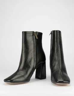 Stivale tronchetto tacco 9 cm nero