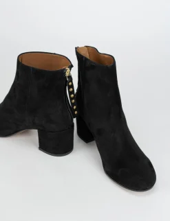 Stivale tronchetto tacco 5 cm nero