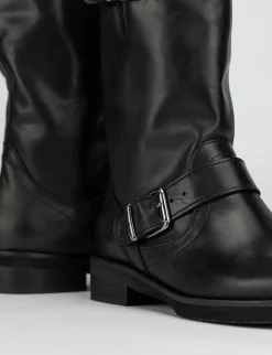 Stivale tronchetto tacco 3 cm nero