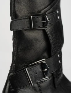 Stivale tronchetto tacco 3 cm nero