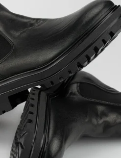 Stivale tronchetto tacco 3 cm nero