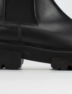 Stivale tronchetto tacco 3 cm nero