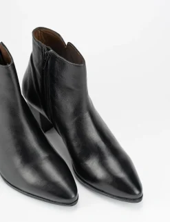 Stivale tronchetto tacco 5 cm nero