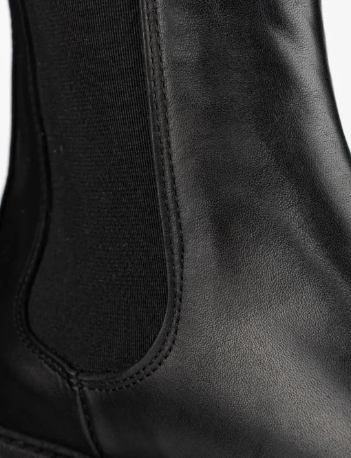 Stivale tronchetto tacco 3 cm nero