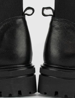 Stivale tronchetto tacco 3 cm nero