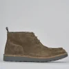 Stivaletti camoscio beige