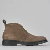 Stivaletti camoscio beige