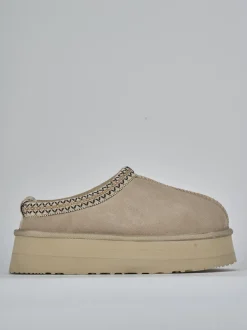 Stivaletti camoscio beige