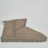 Stivaletti camoscio beige