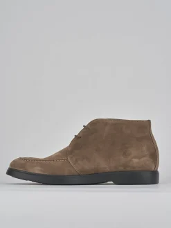 Stivaletti camoscio beige