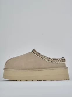 Stivaletti camoscio beige