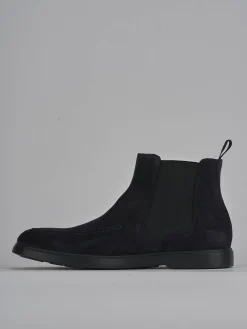 Stivaletti camoscio blu