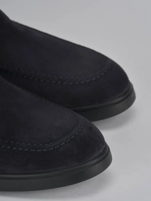 Stivaletti camoscio blu