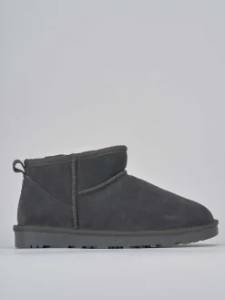 Stivaletti camoscio grigio