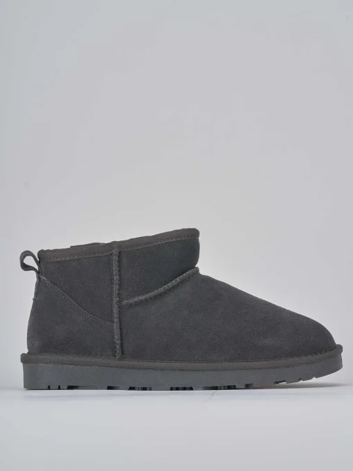 Stivaletti camoscio grigio