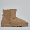 Stivaletti camoscio marrone