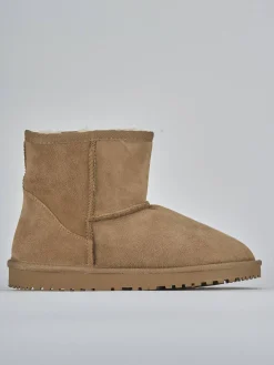 Stivaletti camoscio marrone