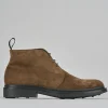 Stivaletti camoscio marrone