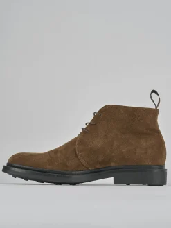 Stivaletti camoscio marrone