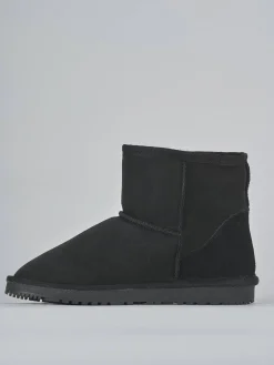 Stivaletti camoscio nero