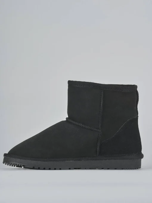 Stivaletti camoscio nero