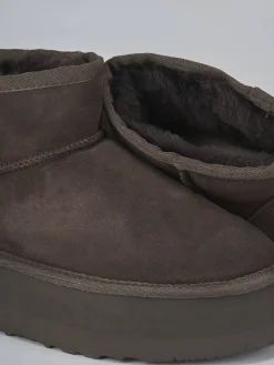 Stivaletti camoscio testa