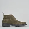 Stivaletti camoscio verde