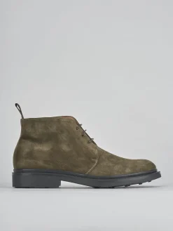 Stivaletti camoscio verde