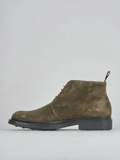 Stivaletti camoscio verde