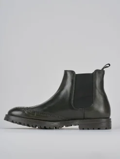 Stivaletti pelle verde
