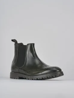 Stivaletti pelle verde