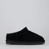 Stivaletti tacco 1cm camoscio nero