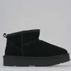 Stivaletti tacco 2cm camoscio nero