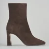 Stivaletti tacco 9cm camoscio testa