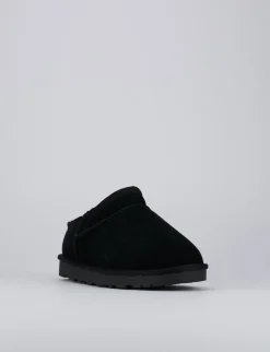Stivaletti tacco 1cm camoscio nero