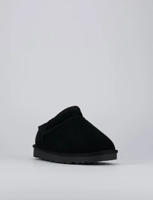 Stivaletti tacco 1cm camoscio nero
