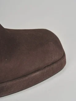 Stivaletti tacco 7cm camoscio testa