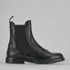 Stivaletti tacco 2cm cocco nero