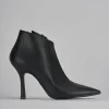 Stivaletti tacco 9cm pelle nero
