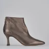 Stivaletti tacco 7cm pelle testa
