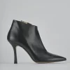 Stivaletti tacco 9cm pelle nero