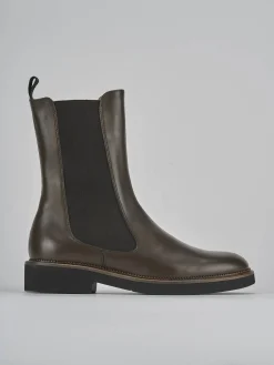 Stivaletti tacco 2cm pelle testa