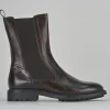 Stivaletti tacco 3cm pelle testa