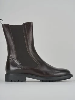 Stivaletti tacco 3cm pelle testa